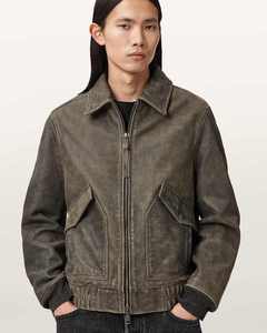 Veste en cuir de luxe pour homme, manteau de motard décontracté haut de gamme, cuir véritable, service d'échantillons direct usine disponible dès aujourd'hui - Product Image 2