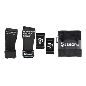 Set de Calidad Premium: Muñequeras Crossfit, Agarraderas y Bolsa de Malla para Levantamiento de Pesas y Entrenamiento de Fuerza, Caleras de Magnesio OEM/ODM - Product Image 1