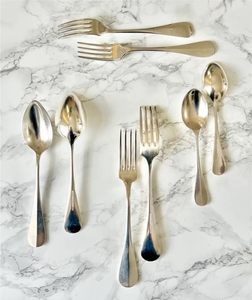 Juego de Cubiertos de Lujo con Mango de Rama Dorada, Cuchara y Tenedor de Acero Inoxidable con Diseño de Hoja, Juego de Cubiertos Hechos a Mano para Boda - Product Image 2
