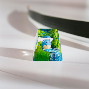 Teclas Artesanales Bosque Místico, Teclas Artesanales Personalizadas, Teclas Anime Lindas, Teclas Verdes, Juego de Teclas, Teclas de Madera - Product Image 6