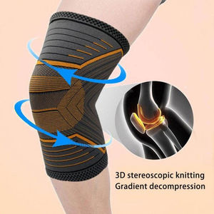 Genouillère de compression élastique réglable respirante pour le sport, soulagement des douleurs articulaires, protection pour activités de plein air - Product Image 5