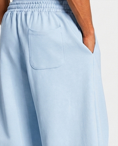 OEM <b>Men's</b> Custom Contrast <b>Line</b> Oversized Premium Quality Cotton <b>Fleece</b> <b>Trouser</b> Wide Leg Back Pocket Sweatpants <b>Men's</b> <b>Trouser</b> - Product Image 6