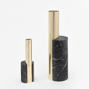Contemporary Metal Flower Vase Luxury Decorative Tabletop Vase Elegant Centerpiece Flower Holder Modern Living Room Dining trend - Product Image 6
