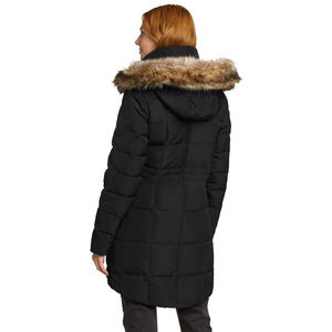 Abrigo Acolchado Grueso de Invierno para Mujer, Diseño Personalizado OEM, Tela Satinada, Técnicas de Impresión en Cuero, Chaquetas Acolchadas Holgadas - Product Image 4