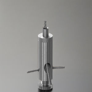 Serre-câble en laiton avec crochet, verrou de câble réglable - Product Image 3