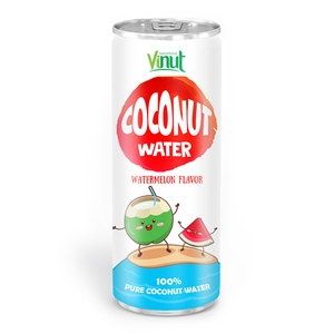 เครื่องดื่มน้ำมะพร้าว250มล. 24กระป๋องต่อกล่องสามารถผลิตฉลากส่วนตัวได้เองไม่มีน้ำตาล - Product Image 1