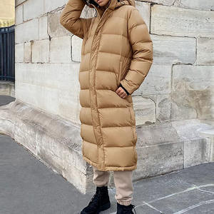 Veste longue matelassée personnalisée pour femmes et filles, manches longues, vestes féminines, vente en gros OEM, vestes longues respirantes - Product Image 5