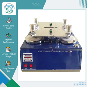 Equipo de Prueba de Telas con 100% de Compromiso de Calidad, Fácil de Operar, Probador de Abrasión Martindale del Proveedor Líder de la India - Product Image 4