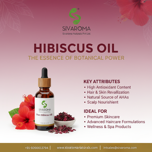 Aceite Portador de Hibisco Puro y Natural Prensado en Frío para Cuidado del Cabello y de la Piel, Aceite Herbal a Granel, Fabricante y Proveedor de India - Product Image 1