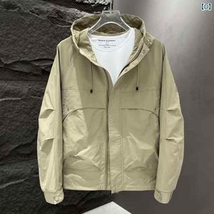 Chaqueta Ligera de Poliéster para Hombre, Resistente al Agua, Ropa Exterior Informal - Product Image 3