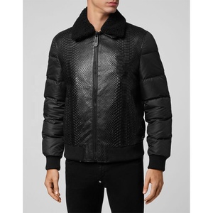 Mens Leather Jacket Soft Feel Material Classic Outerwear Comfortable Fit for Street Casual Looks Daily Wear and Everyday - Product Image 3