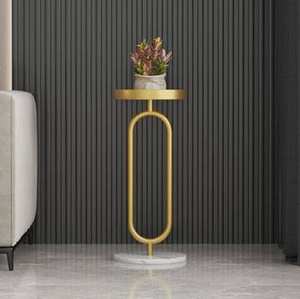 Modern Handmade Design Round Side Tables <b>Gold</b> Plated Metal <b>Sofa</b> End Table for Living Room, Drawing Room, Office Discount Sale - Product Image 3