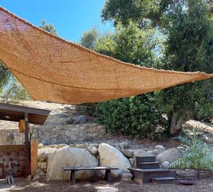 Parasol rectangulaire en fibre de coco fait main |   Voile de terrasse écologique |   Prix de gros - Product Image 5
