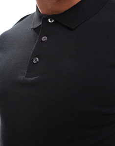 High Quality Men's Black Short Sleeve Polo <b>Shirt</b> With Flame Brand Print Cotton Fabric Casual Style Breathable Front Logo Design - Product Image 6