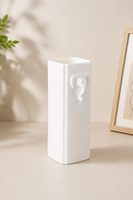 Vase en porcelaine en forme de tête d'éléphant, récipient à fleurs en céramique de 7,5 cm pour la décoration intérieure et l'agencement du salon
