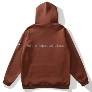 Sweat à capuche oversize pour homme, en molleton doux avec poche kangourou, sweat-shirt décontracté chaud pour la mode automne-hiver - Product Image 2