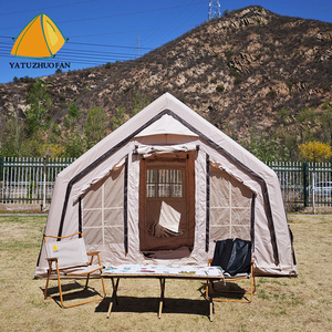 Tente gonflable personnalisée haut <span class=keywords><strong>de</strong></span> gamme 17.2 Oxford imperméable 3000 mm + portable, pour <span class=keywords><strong>camping</strong></span> multi-personnes quatre saisons avec deux chambres - Product Image 3