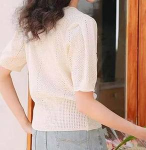 Suéter Casual de Punto para Mujer, Manga Larga, Cuello Redondo, Transpirable, Holgado, Suave, Cálido para Otoño e Invierno, Modelo 2026 - Product Image 4