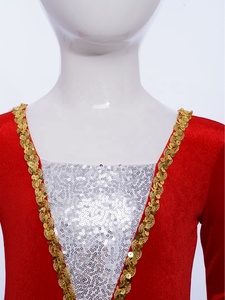 Vestido de Terciopelo para Niñas de 6 a 16 Años, Disfraz de Ballet y Patinaje Artístico, Tutú para Actuaciones en Escenario, Recitales, Disfraces de Danza para Principiantes - Product Image 3