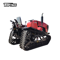 Topone TT100 Fabrik Bestpreis 100PS Raupenlader Traktor mit Gummiketten Motor Lager Pumpe & Getriebe - Hohe Effizienz