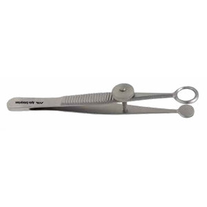 Instrument chirurgical ophtalmique de précision, forceps manuel Ayer de haute qualité pour chalazion, diamètre intérieur 8 mm, longueur 9 cm - Product Image 2
