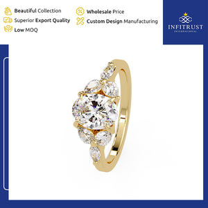 Anillos de Diamantes Solitarios de Plata de Ley 925 Hechos a Mano con Claridad VVS, Originales de la India, en Oferta a un Precio Impresionante - Product Image 2