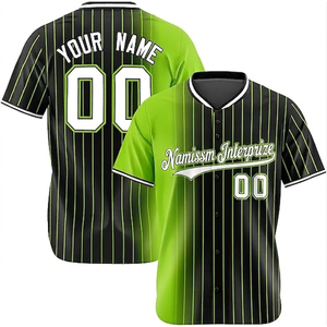 Maillot de baseball de style World Baseball Classic de haute qualité, uniforme d'équipe personnalisé sublimé, anti-humidité, vente en gros USA Europe, modèle haut de gamme - Product Image 4