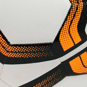 Balón de Fútbol de PU Blanco, Naranja y Negro, Impresión por Sublimación, Balón Deportivo para Todas las Estaciones, Uso en Exteriores, Entrenamiento - Product Image 4