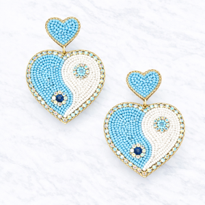 Pendientes de Aro de Moda para Mujer, Hechos a Mano y Personalizados con Bordado de Cuentas, Plateados, Estilo Boho - Product Image 4