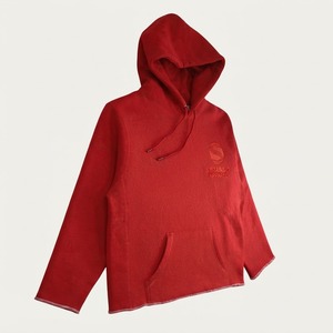 Sweat à capuche personnalisé 450 GSM pour homme, coupe oversize, délavage vintage, ourlet brut aux épaules, effet vieilli, haute qualité - Product Image 2