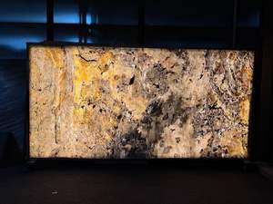 Carrelage en ardoise naturelle flexible translucide 3D moderne, placage de pierre 3D pour mur extérieur et comptoir, design rustique en blocs - Product Image 4