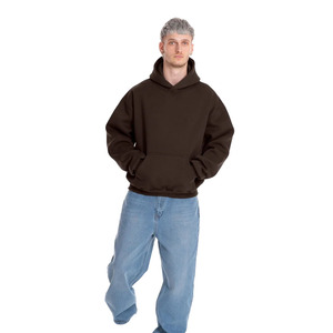 Custom High Quality Oversized Heavyweight Sweater <b>Hoodies</b> 500 Gsm 480 Gsm Baggy Cotton Foam <b>3d</b> Puff Printing Hoodie for Men - Product Image 2