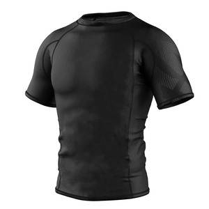 Rashguard BJJ personnalisé imprimé par sublimation pour hommes, service OEM, conception personnalisée OEM, rashguard de compression MMA - Product Image 1