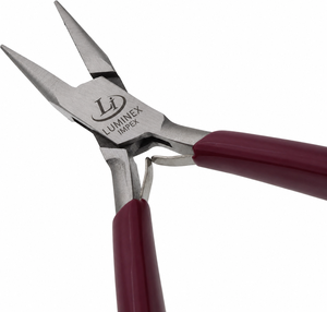 LUMINEX IMPEX LUB=113 <b>Long</b> <b>Nose</b> Stainless Steel Lightweight Smooth Work Jewelry Making Polishing Pliers - Product Image 1