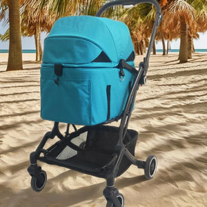 Lightweight Foldable 4-<b>Wheel</b> Pet Stroller Cat dog Carrier for Small Dogs Shock Absorbers 20kg Capacity Compatible Bike Travel - Product Image 3