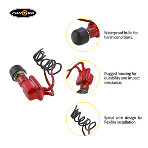 High quality product Momentary-Action 12V <b>Push</b> <b>Button</b> <b>Switch</b> Suitable for Emergency Engine Power Cut-Off - Product Image 3