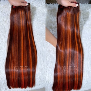 Producto superior, extensiones de cabello humano recto de hueso de espejo brillante sedoso de aspecto Natural de larga duración, paquete de trama Cabelo Humano Genius - Product Image 6