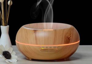 Gingerly Naturals Wooden Ultrasonic Essential Oil <b>Diffuser</b>-Air Freshener for Home & Office - Product Image 2