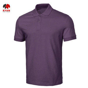 เสื้อโปโลดีไซน์สั่งทำพิเศษสำหรับผู้ชายจาก Ryan Pro Gear เนื้อผ้าระบายอากาศได้ดีและสวมใส่สบาย ปกคอเสื้อพับได้ ลายเรียบ - Product Image 2