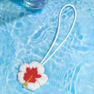 Porte-monnaie perlé pour femme, portefeuille perlé fait main, portefeuille perlé en verre, sac perlé, thème Saint-Valentin, par glowin fashion - Product Image 2