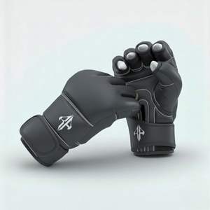 ถุงมือชกมวยผู้ชายหนัง PU คุณภาพสูงแบบสั่งทำพิเศษปี 2026 ปิดด้วยเชือกผูก ครึ่งนิ้ว/ไร้นิ้ว น้ำหนักเบา สำหรับผู้ใหญ่ ป้องกันข้อมือ - Product Image 5