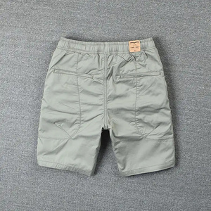 Men's Casual <b>Zipper</b> Fly Solid Canvas Performance Training <b>Shorts</b> Breathable Lightweight Quick Dry Workout Gym Running Sports - Product Image 5