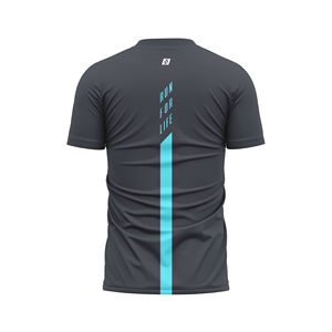 Vêtements de sport unisexes, t-shirt, service OEM, spandex/polyester, évacuation de la transpiration, séchage rapide, extensible dans quatre directions, respirant, sans couture - Product Image 4