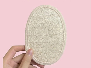 EXPAD Mina Brown, éponge en coton biologique pour le visage, tampons démaquillants réutilisables, certifiés Saso, soins de la peau durables - Product Image 4