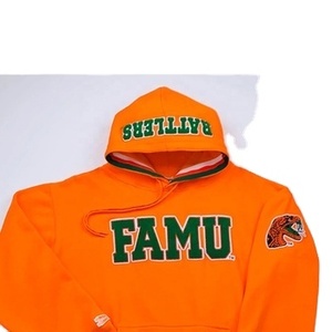 Sudadera con Capucha de Invierno con el Logotipo de la Universidad FAMU en Verde y Naranja para Mujeres - Product Image 5