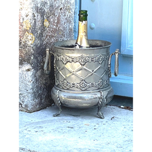 High Quality Designer Metal <b>Ice</b> Bucket with Lid Metal Champagne Bucket Metal Bar Tools From India Wine Chillier In Lowest Price - Product Image 6