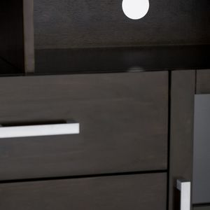 Mobile TV Alto Kitchener in Legno di Hickory Marrone, Pezzo d'Arredamento Elegante e di Stile - Product Image 5