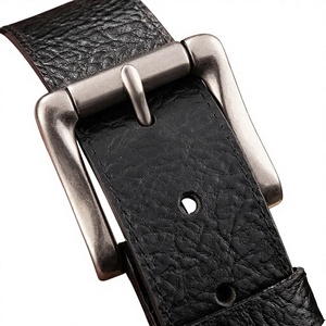 Ceinture en cuir de vachette véritable de qualité supérieure, marron, personnalisable, avec boucle en acier durable, pour homme, idéale pour les occasions spéciales - Product Image 5