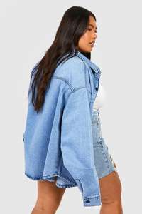 Chaquetas Vaqueras Casuales de Color Sólido de Alta Calidad para Mujer, Manga Larga, Talla Grande, Impermeables, Transpirables, Ropa de Invierno para Exteriores - Product Image 2