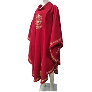 Robes de Chorale Unisexe Personnalisées en Gros, Vêtements de Chant Sans Manches en Polyester Imprimé, Service OEM - Product Image 1
